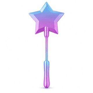 Credit Card Wand Tap to Pay, 3D Printed Magic Fairy Wand Card Holder for Contactless Payment, Debit Credit Card Holder with Star Design Gift for Adults Kids