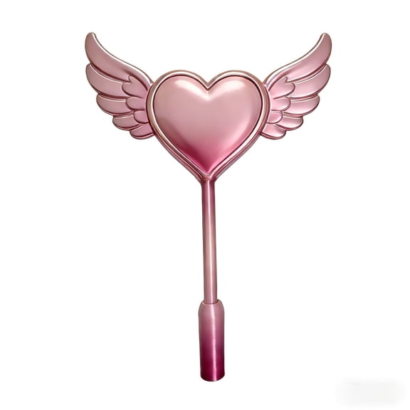 Credit Card Wand Tap to Pay Wand, 3D Magic Debit Credit Card Magic Print Wands Holder for Easy Checkout Fun Gift Contactless Payment for Lovers (Pink)