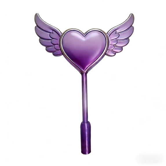 Credit Card Wand Tap to Pay Wand, 3D Magic Debit Credit Card Magic Print Wands Holder for Easy Checkout Fun Gift Contactless Payment for Lovers (Purple)