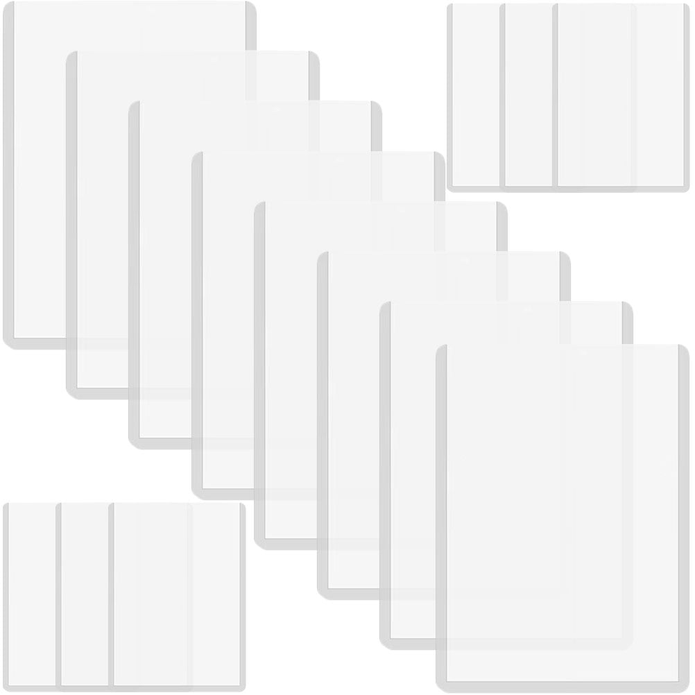 Credit Cover Plastic Sleeves for Cards 50 Pcs Game Holder Mini Tally