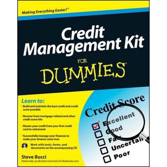Pre-Owned Credit Management Kit for Dummies (Paperback) 1118013859 9781118013854