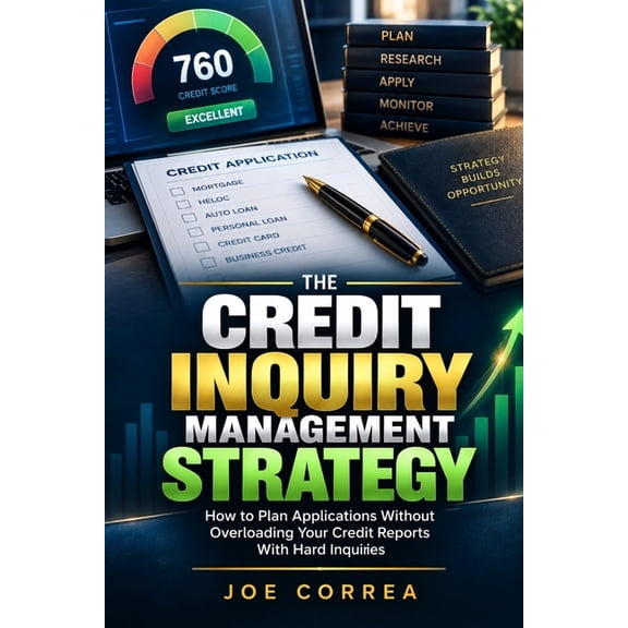 The Credit Score & Approval Strategy The Credit Inquiry Management Strategy: How to Plan Applications Without Overloading Your Credit Reports With Hard Inqui, Book 5, (Paperback)