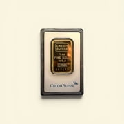 Credit Suisse 1 oz Gold Bar - In Assay Card