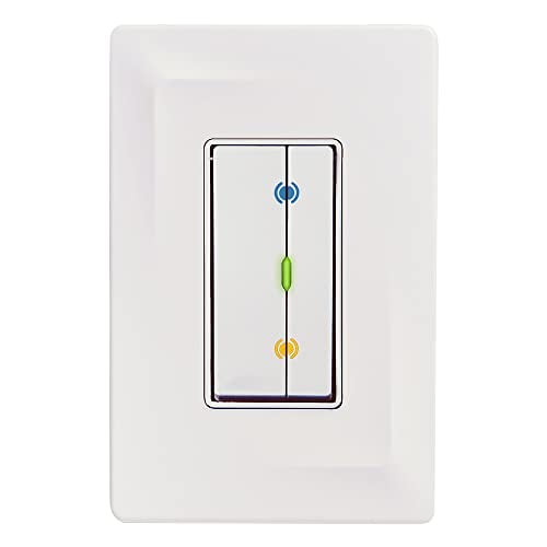 Cree Connected Max Smart In-Wall Dimmer & Tunable Controller For Connected Max Smart Bulbs, Smart Dimmer Switch, Compatible with Any Connected Max Smart Bulb, Bluetooth + WiFi, White, 1 Dimmer Switch