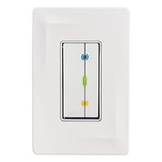 Cree Connected Max Smart In-Wall Dimmer & Tunable Controller For Connected Max Smart Bulbs, Smart Dimmer Switch, Compatible with Any Connected Max Smart Bulb, Bluetooth + WiFi, White, 1 Dimmer Switch