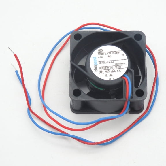 EBM-Papst 405 5VDC 40x40x20mm DC Axial Fan w/ Wire Leads