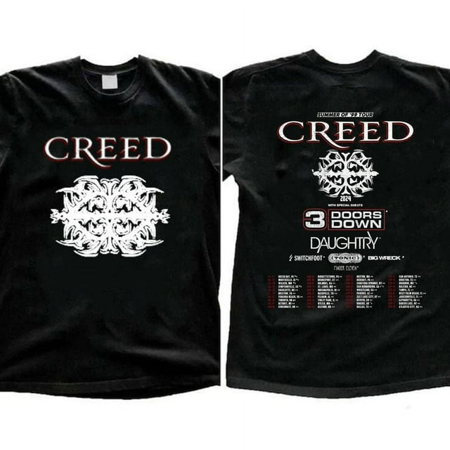 Creed 2024 Tour Summer Of 99 Tour Shirt Creed Band Shirt Creed 2024