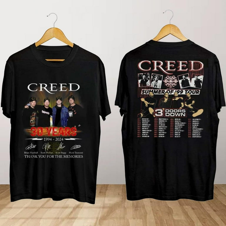 Creed band t shirt hotsell