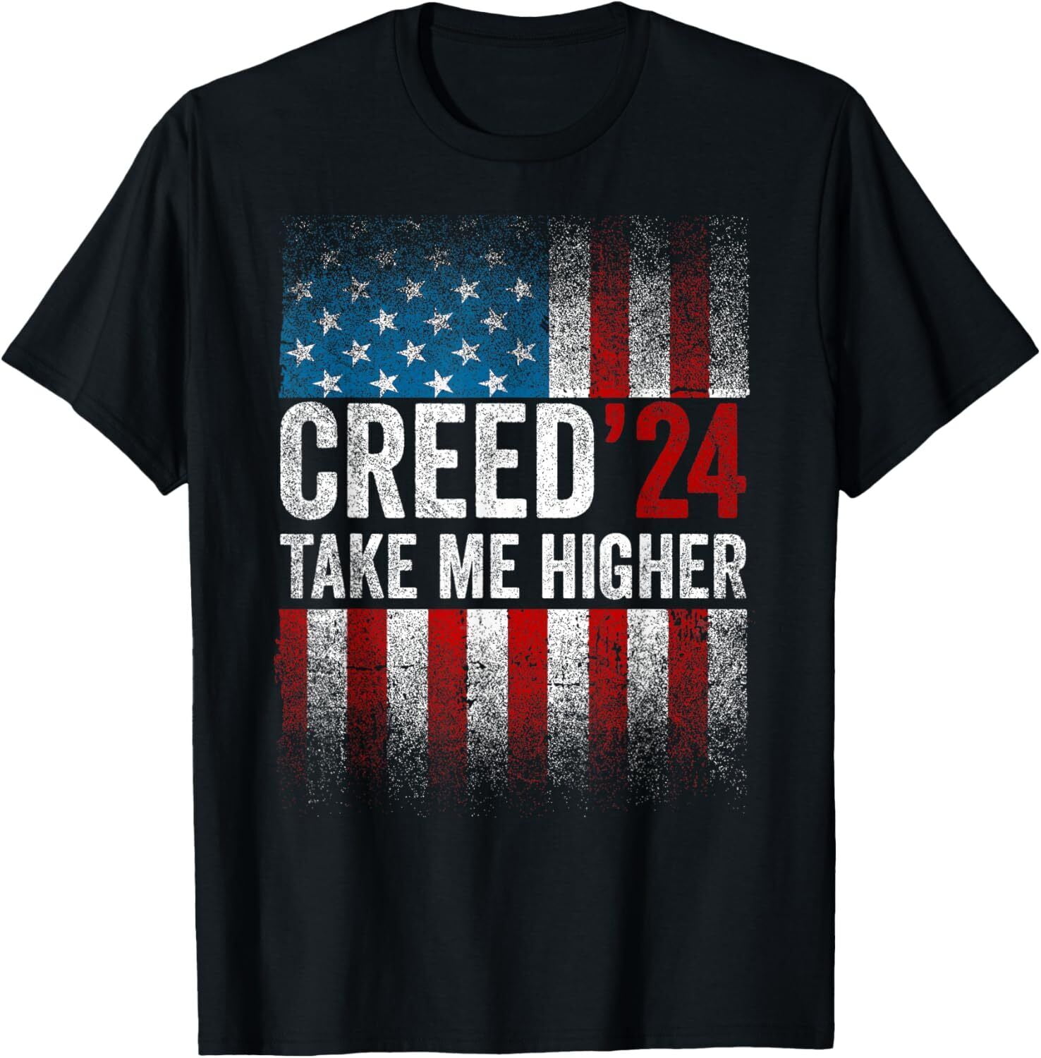 Creed '24 Take Me Higher Vintage Vintage USA FLAG TShirt