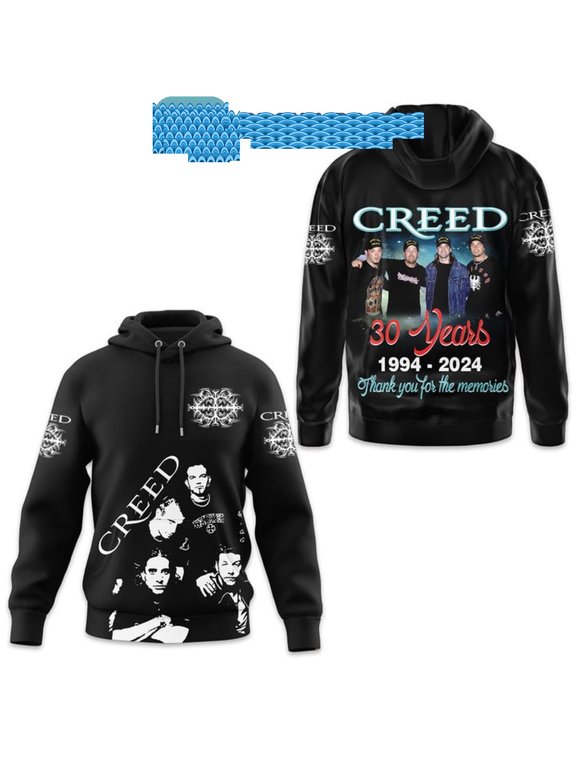 Creed 30 Years 1994-2024 Thank You Hoodie T Shirt