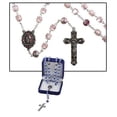 thumbnail image 1 of Creed B2090 Paola Carola Miraculous Rosary - Pink, 1 of 1
