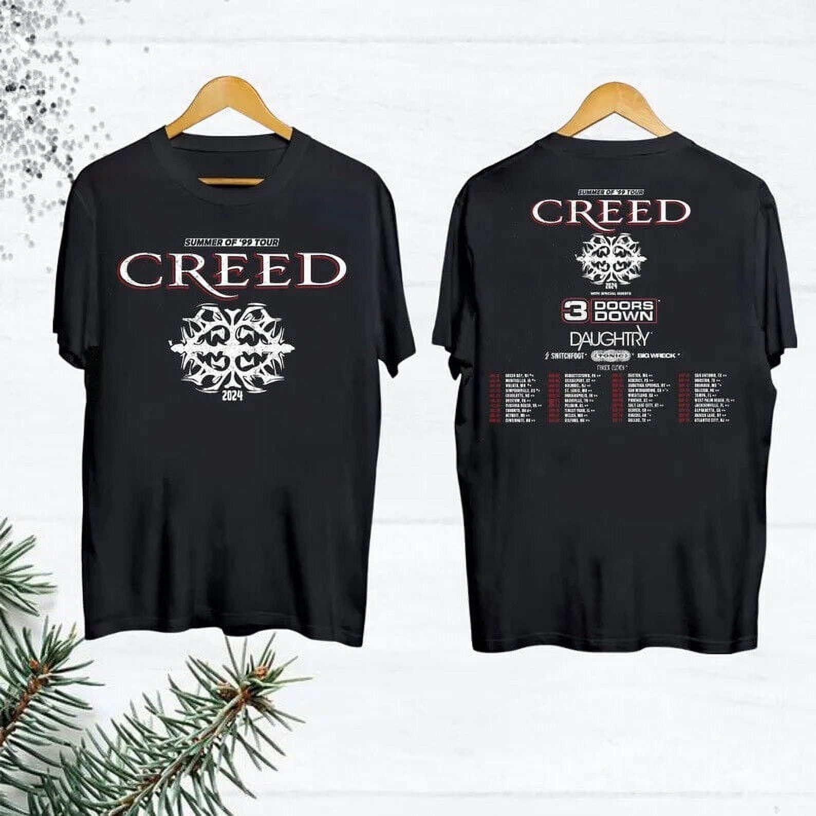 Creed Band 2024 Tour Summer of ’99 Tour Shirt, Creed Band Fan Gift