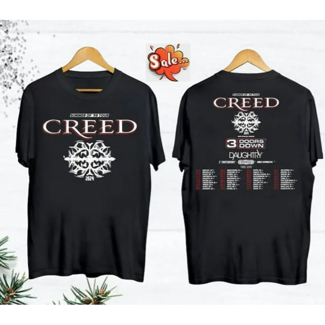 Creed Band 2024 Tour Summer of '99 Tour TShirt Cotton Unisex Fans Gift