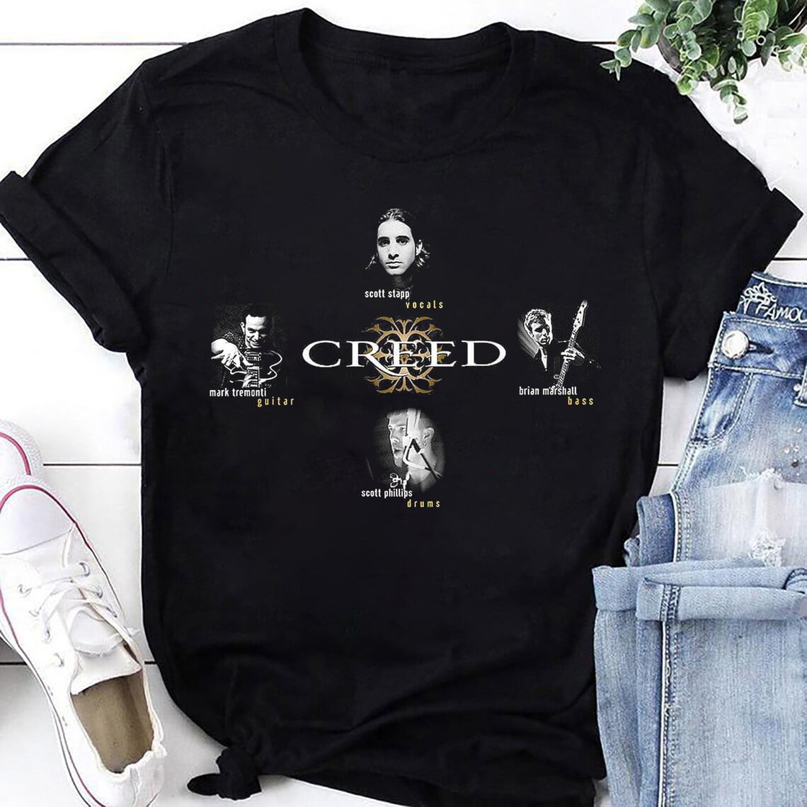 Creed Band Are You Ready Reunion Tour 20242025 Rock Logo Unixes Tshirt