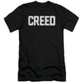 thumbnail image 1 of Creed Cracked Logo Adult 30/1 T-Shirt Black, 1 of 1