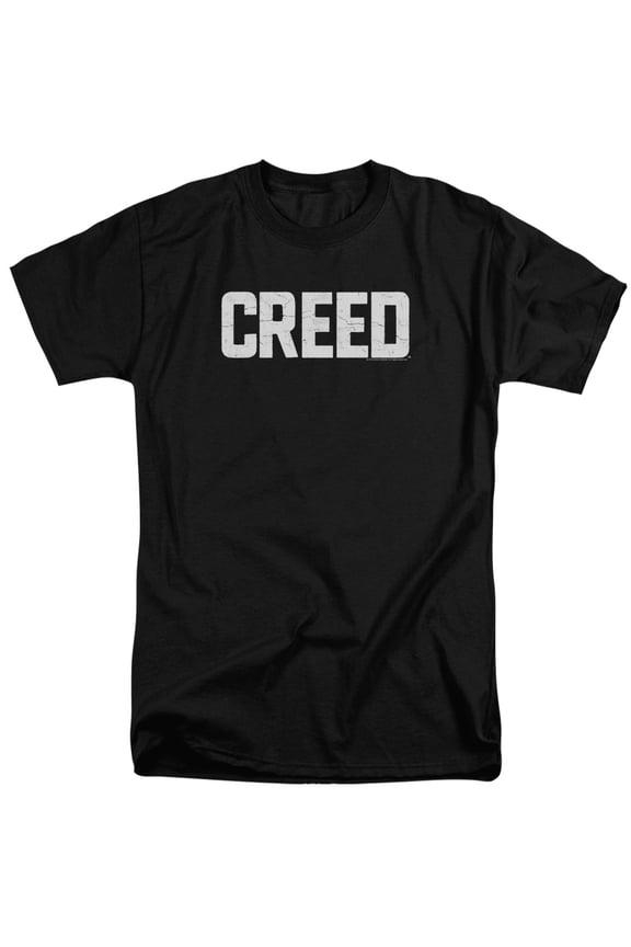 Creed Cracked Logo Adult Tall T-Shirt Black