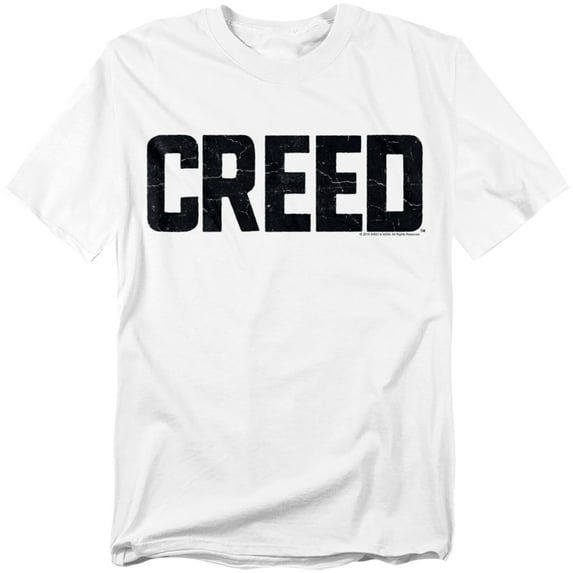 Creed T-Shirt Cracked Logo Unisex Graphic Tee For Men & Women White 