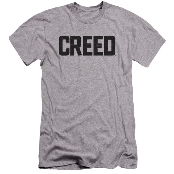 Creed - Cracked Logo - Premium Slim Fit Short Sleeve Shirt - Medium