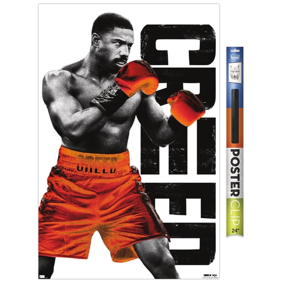 Creed III - Adonis Black and White Wall Poster, 22.375" x 34"