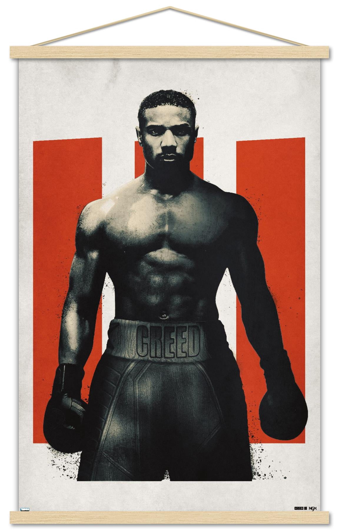 Creed III - Adonis Fight Wall Poster with Magnetic Frame, 22.375" x 34"