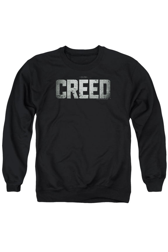 Creed Logo Adult Crewneck Sweatshirt Black