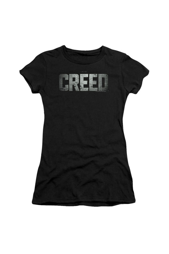 Creed Logo Junior Women's T-Shirt Sheer Black
