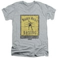 thumbnail image 1 of Creed Micks Poster Adult V-Neck T-Shirt 30/1 T-Shirt Athletic Heather, 1 of 1