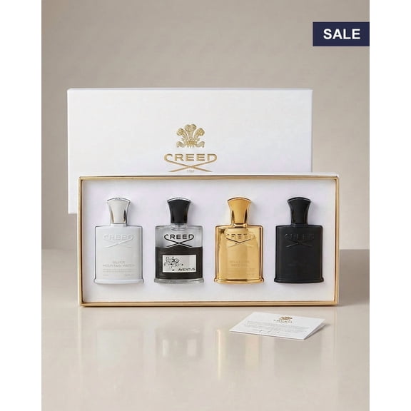 Creed Mini Fragrance Gift Set, 4 Piece Eau de Parfum Cologne Spray Collection, Travel Size Perfume Set