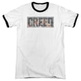 thumbnail image 1 of Creed Pep Talk Adult Ringer T-Shirt White Black, 1 of 1