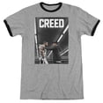 thumbnail image 1 of Creed Poster Adult Ringer T-Shirt Heather Black, 1 of 1