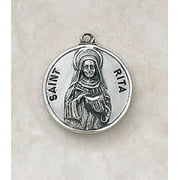 Creed SS729-47 Sterling Patron Saint Rita Medal