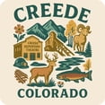 thumbnail image 1 of Creede Colorado Keepsakes Souvenir Vinyl Sticker – Destination Travel Keepsake Collectible (4-Inches Wide), 1 of 3