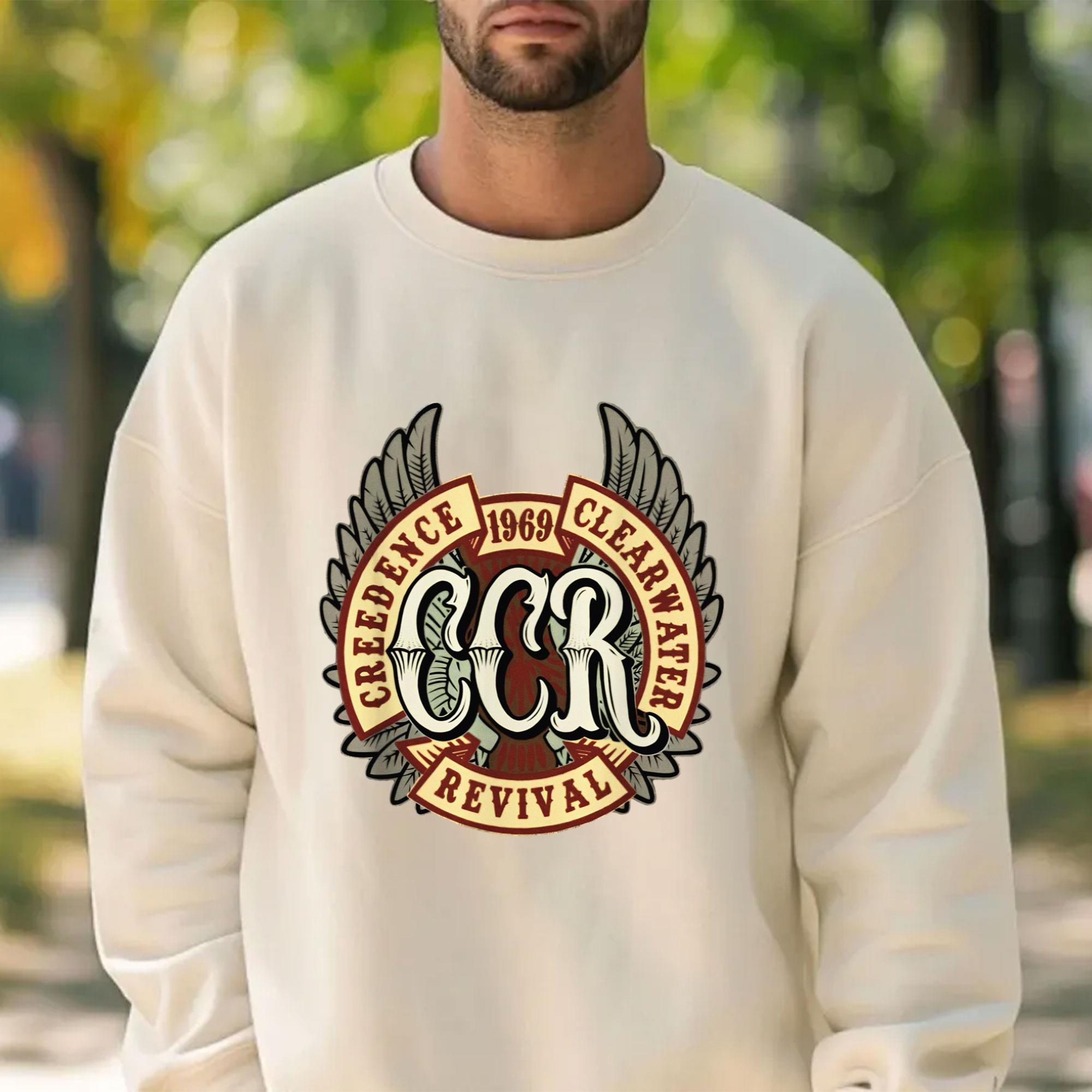 Creedence Clearwater Revival 1969 Wings Patch2 Tshirts