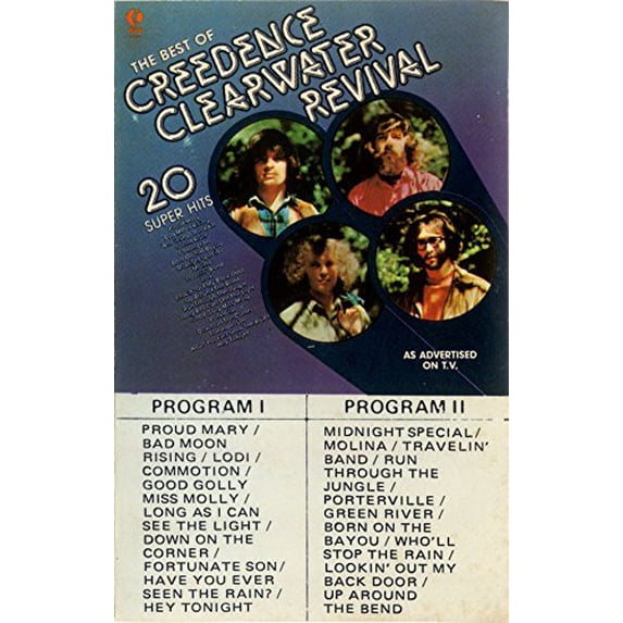 Creedence Clearwater Revival 20 Super Hits (Cassette Tape)