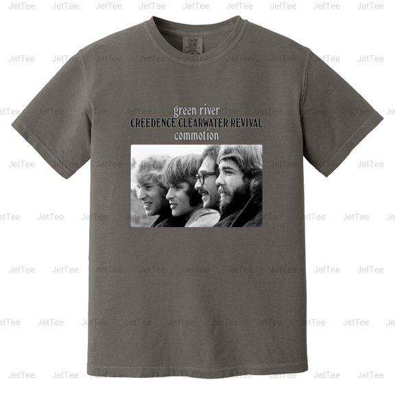 Creedence Clearwater Revival Green River Vintage Retro Rock Music CCR Comfort Color T-Shirt Unisex, up to 4XL