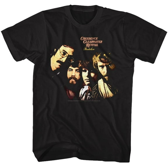 Creedence Clearwater Revival Pendulum Cover Black Adult T-Shirt