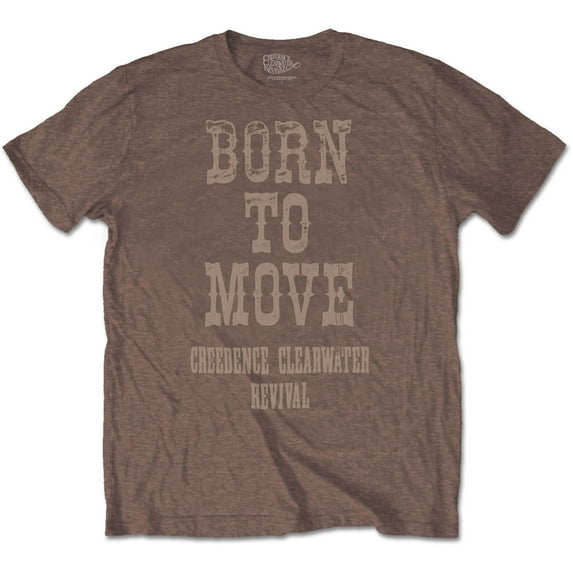 Creedence Clearwater Revival Unisex T-Shirt Born To Move (X-Large)