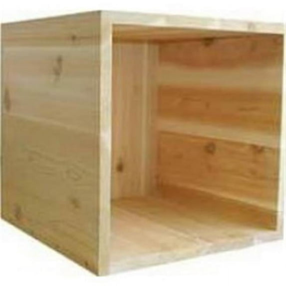 Creek Vine Design 18 in. x 18 in. Cedar Cube