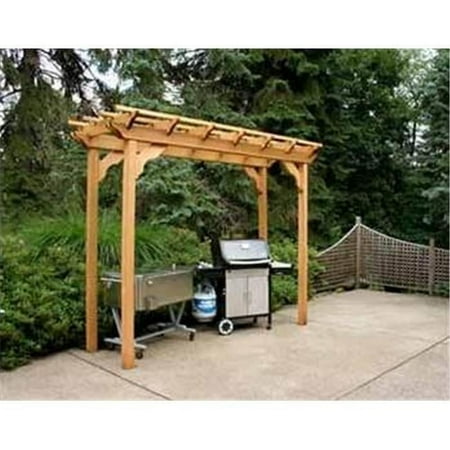 Creek Vine Design WRF314PERGCVD 3 ft. x 14 ft. Cedar New Dawn Pergola