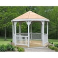 thumbnail image 1 of Creek Vine Designs HBW10VEG-2CVD 10 ft. Vinyl Gazebo, 1 of 1