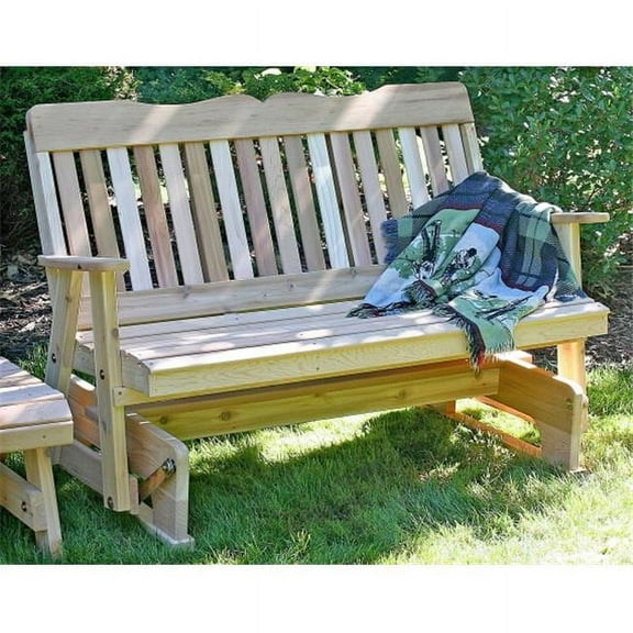 Creek Vine Designs WF2SEGCVD 2 ft. Cedar Countryside Rocking Glider