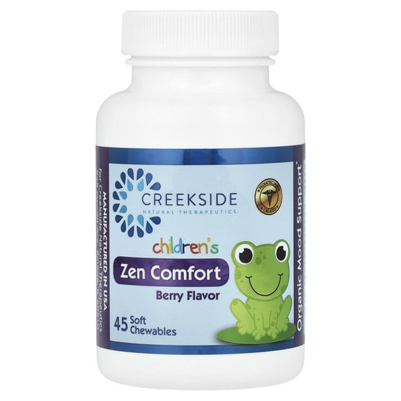 Children's, Anxiety Comfort, Berry, 45 Soft Chewables, Creekside Natural Therapeutics