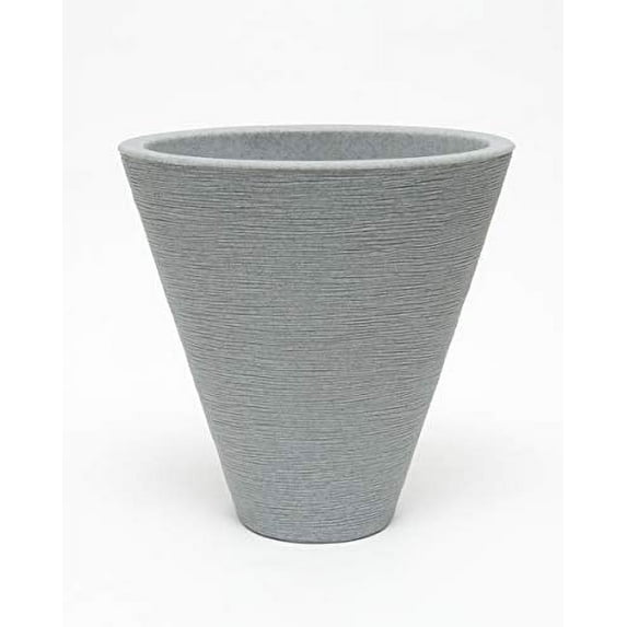 Creekside Oval Stone Planter - Light Granite