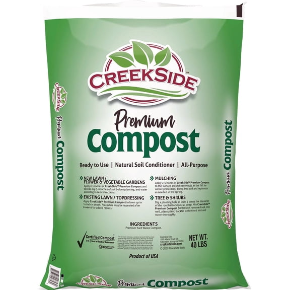 Creekside Soils CreekSide Premium Compost - Single Pack