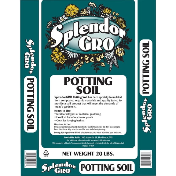 Creekside Soils SplendorGRO All Purpose Potting Soil - Pack of 8