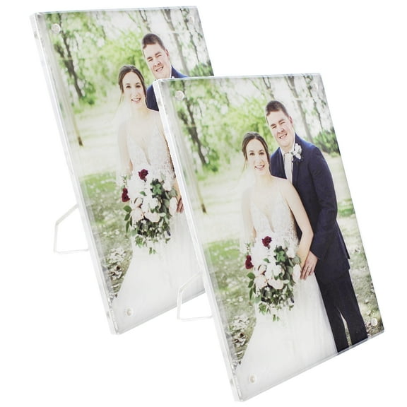 Creekview Home Emporium 5x7in Sturdy Clear Magnetic Acrylic Picture Frames