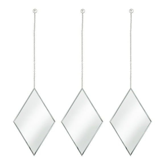 Creekview Home Emporium Accent Mirrors Small Diamond Decorative Wall Mirror 3pc