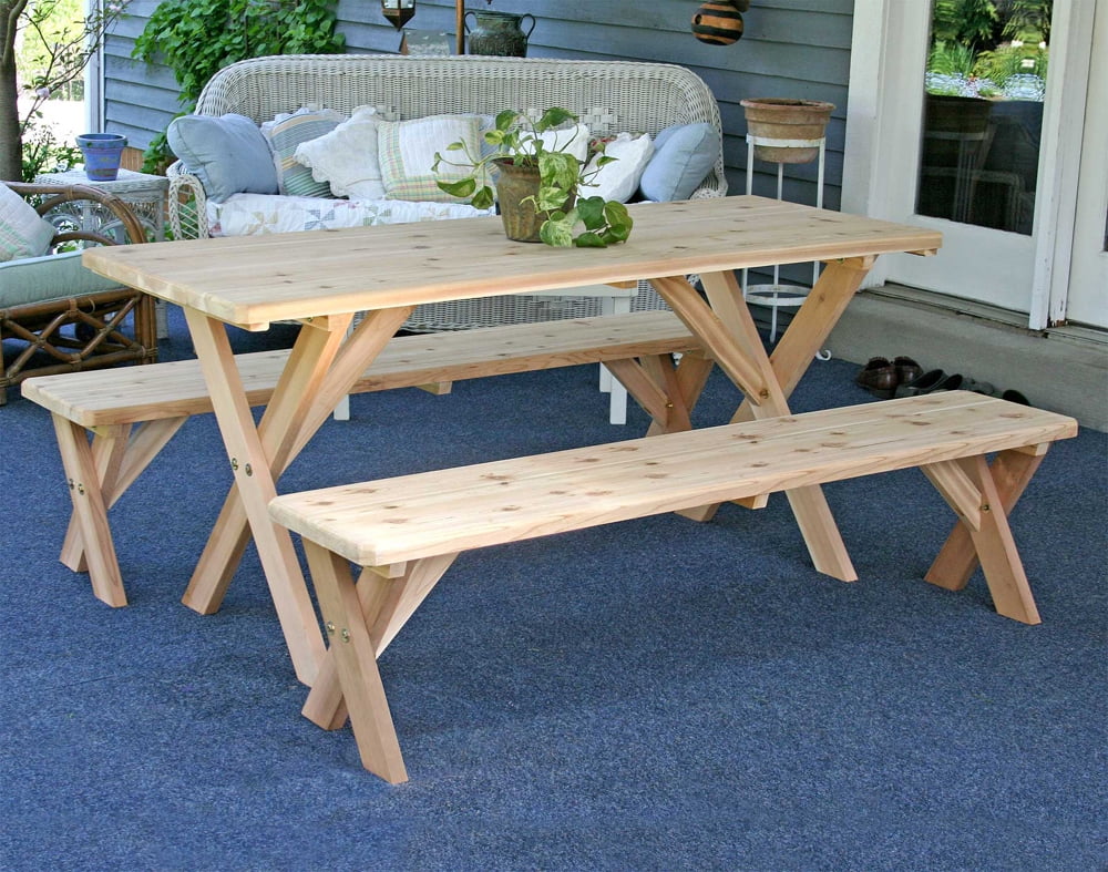 Picnic Table Detached Benches