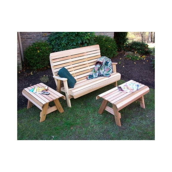 Creekvine Designs Cedar Twin Ponds Bench Set