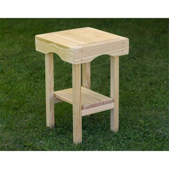 Creekvine Designs FCT2020CVD 20 x 20 in. Treated Pine Square End Table